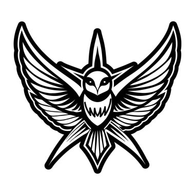 Kartal simgesi, anahat stili