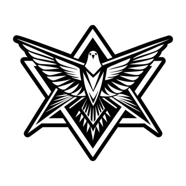 kartal kuş logosu tasarımı