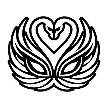 Bir kalbin vektör illüstrasyonu