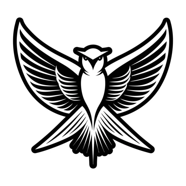 Kartal ikonu. Beyaz arkaplanda izole edilmiş web tasarımı için kartal vektör simgesinin basit çizimi
