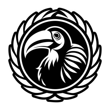 kartal logosu tasarım vektör şablonu