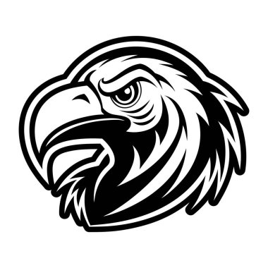 Amerikan kartalının başı.