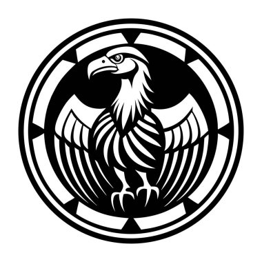 kartal logo tasarım vektör şablonu