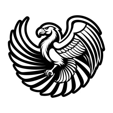 kartal başlı vektör logosu