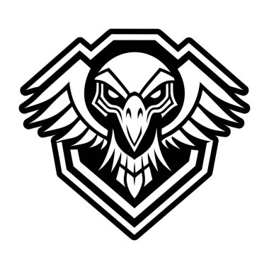 kartal başlı vektör logosu