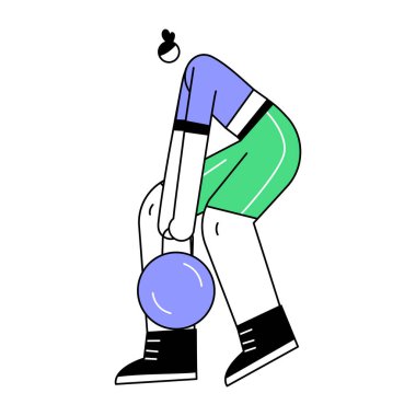 genç adam bowling oynuyor