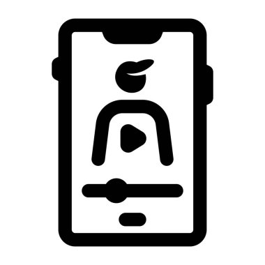 telefon simgesi, vektör illüstrasyonu