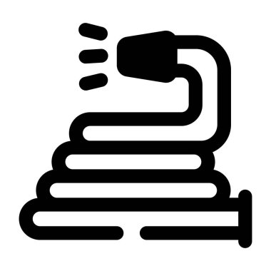 Yılan. Web simgesi basit illüstrasyon