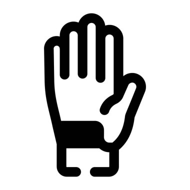 İnsan el hareketi ikonu. Beyaz arkaplanda izole edilmiş web tasarımı için insan el hareketi vektör simgesi ana hatları