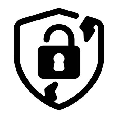 ikon vektör illüstrasyonunu kilitle