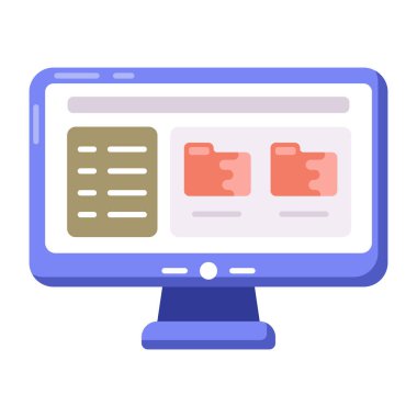 Kredi kartı olan bir dizüstü bilgisayar. vektör simgesi