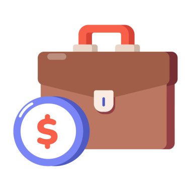 çanta çanta simgesi düz biçimli