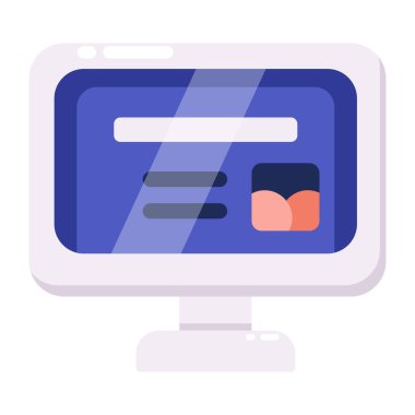 kredi kartı ile bilgisayar monitörü