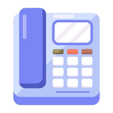 telefon simgesi vektör illüstrasyonu