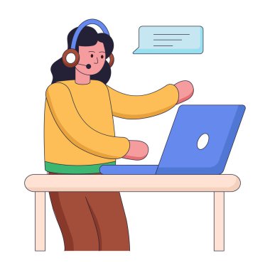 çevrimiçi alışveriş, vektör illüstrasyonu