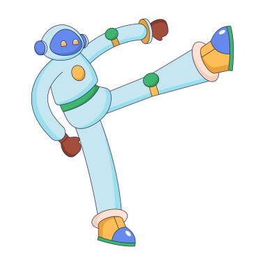 Şirin robotun çizgi film çizimi