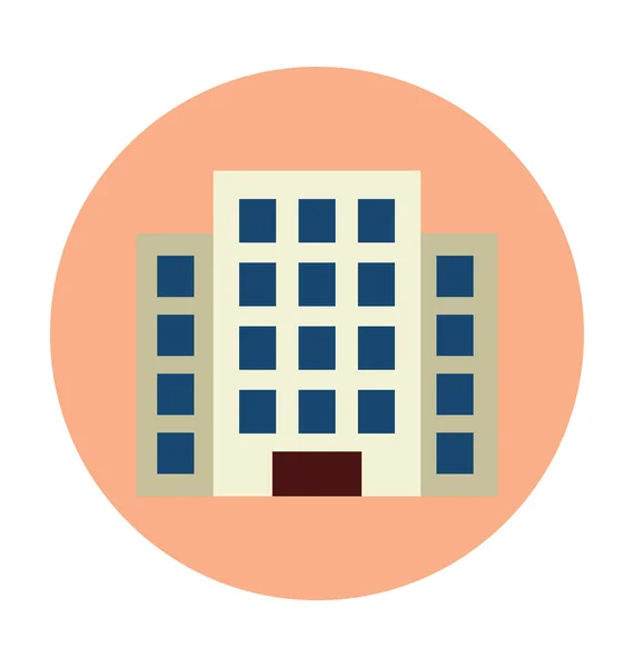 Appartamenti residenziali colorato vettoriale illustrazione — Vettoriale Stock