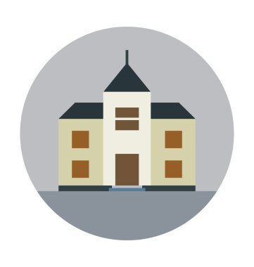 Vektör çizim Müzesi renkli