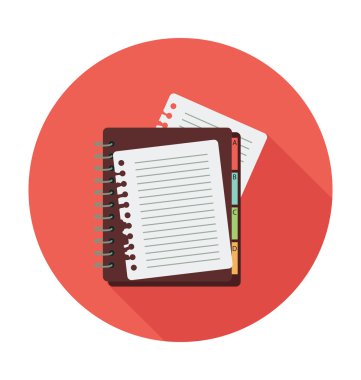 Vektör çizim jotter renkli