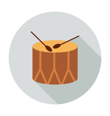Renkli vektör simge davul