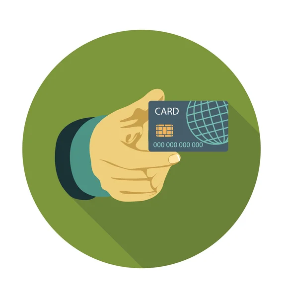 Cartão de crédito ilustração vetorial colorida — Vetor de Stock