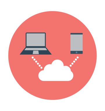 Kablosuz ağ vektör çizim renkli