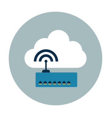 Kablosuz aygıt vektör çizim renkli