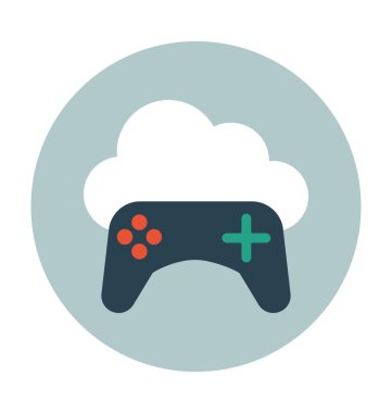 Gamepad renkli vektör çizim