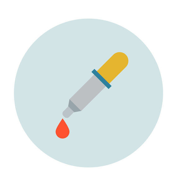 Капельная цветная векторная икона
