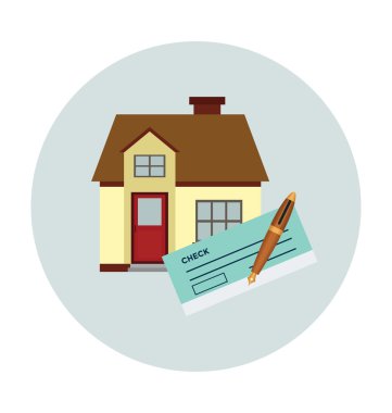 Rental Agreement Colored Illustration