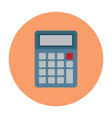 Calculator Colored Illustration