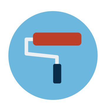 Boya silindiri vektör çizim renkli