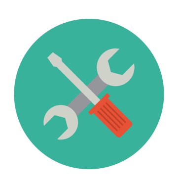 Tamir araçları renkli vektör çizim