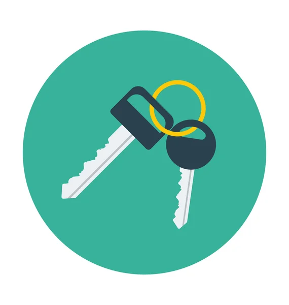 Anahtarları renkli vektör çizim