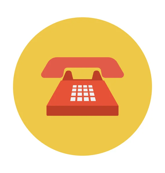 Telephone Colored Vector Illustration — Stock Vector