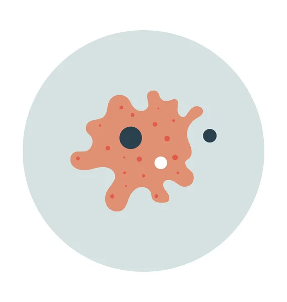 Icona vettoriale colorata del citoplasma — Vettoriale Stock