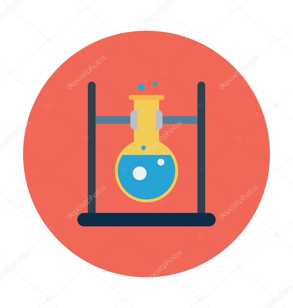 Flask Holder Colored Vector Icon