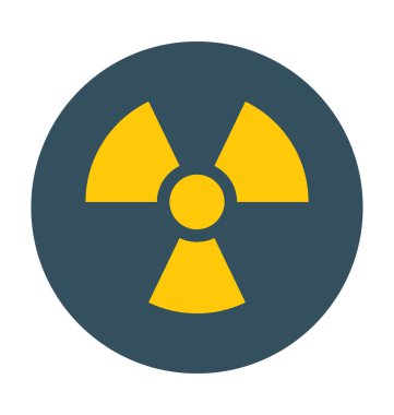 Toksik renkli vektör simgesi