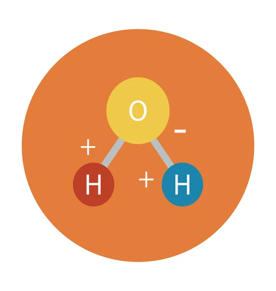 Fórmula química Vector de color Icono — Archivo Imágenes Vectoriales