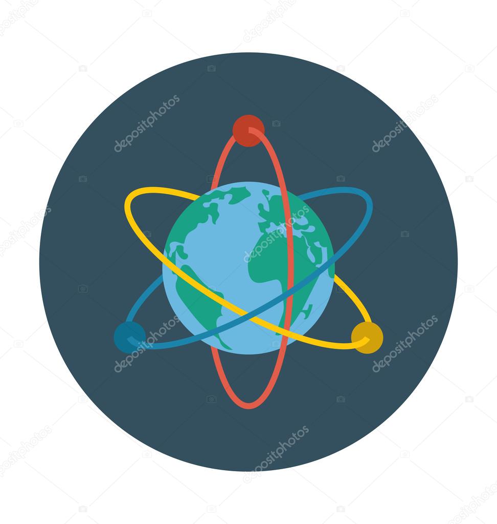 Global Connectivity Colored Vector Icon