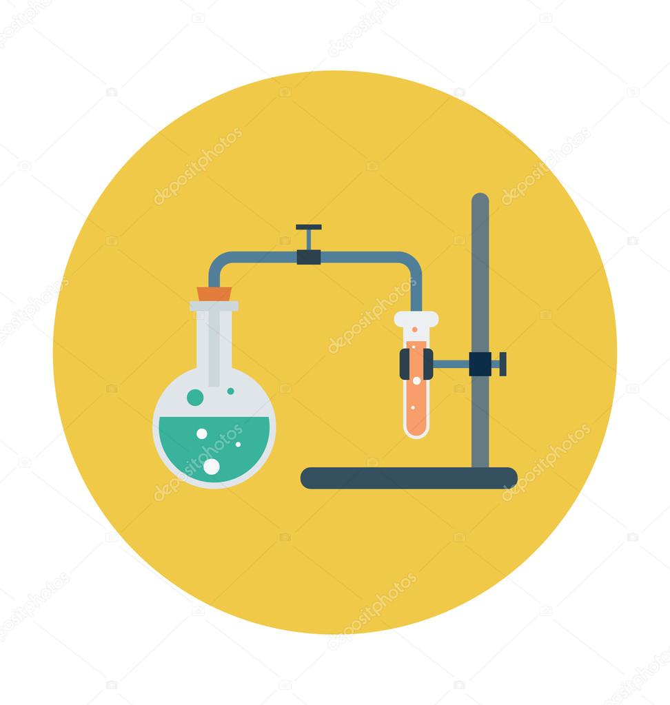 Science Research Colored Vector Icon