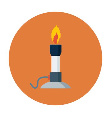 Mum renkli vektör simgesi