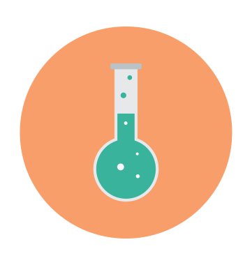 Şişesi renkli vektör simgesi