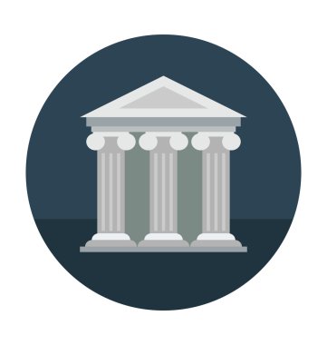 Renkli vektör çizim banka