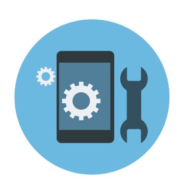 Mobil araçlar renkli vektör çizim