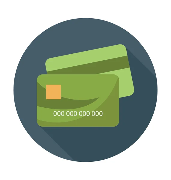 Cartão de crédito ilustração vetorial colorida —  Vetores de Stock
