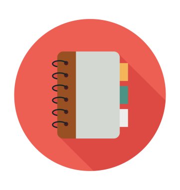 Defter vektör çizim renkli