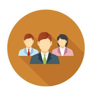 Şirket takım vektör çizim renkli