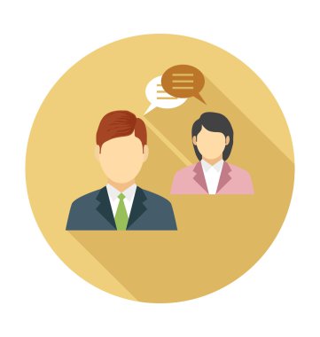 Tartışma vektör çizim renkli