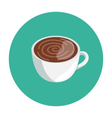 Kahve renkli vektör simgesi